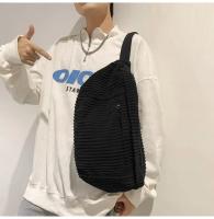 Riñonera de gran capacidad para mujer, bolsos de hombro tipo bandolera, riñonera informal, bolso sencillo para teléfono, riñonera de pana, bolso de plátano para mujer - details 14