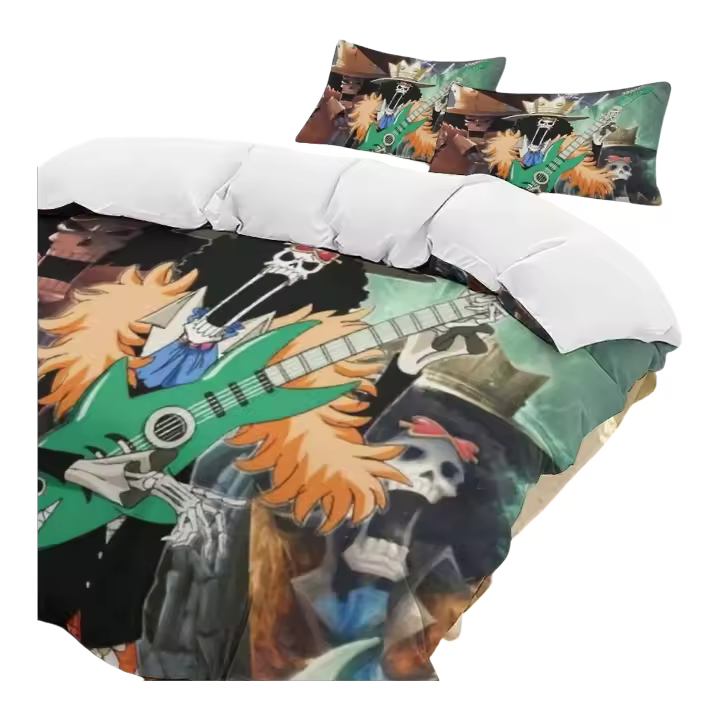 Juego de Ropa de Cama Ligera de Anime Divertido Bh211 Conjunto de Cama de 3 Piezas - 1