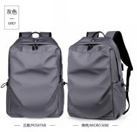 Mochila resistente al desgaste para viajeros, mochila informal de tela Oxford, mochila curva impermeable neutra para estudiantes de secundaria - details 25