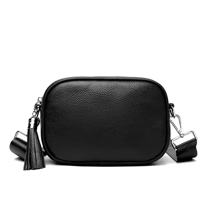 Nuevo Bolso de cuero para cámara Trend First de piel de vaca con pelo - 1