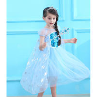 Disfraz de princesa Elsa para niñas, fiesta de carnaval, vestido de cumpleaños de Halloween, 2-10 años - details 11
