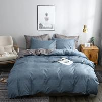 Juego de Cubierta de Edredón de Doble Cara en North America Diseño Simple AB para Cama Doble King Queen Tamaño Quilts Covers Comforter Cubierta de Ropa de Cama - details 6