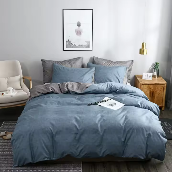 Juego de ropa de cama de diseño de doble cara, juego de funda de edredón individual y doble, tamaño King y Queen, Europa, América - 1