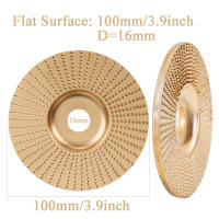Juego de Discos de Tallado de Madera de 3 Piezas Rueda de Molienda de 3.9 pulgadas para Rayar y Moldear Rueda Abrasiva para Herramientas y Mejoras del Hogar - details 6