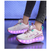 Nueva Mafia Zapatos Niñas 2024 Puede Caminar Y Deslizarse USB De Carga De Los Niños De Verano Zapatos Con Ruedas - details 17
