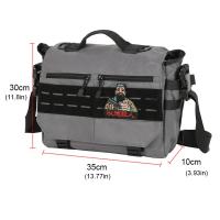 Bolsa militar para ordenador portátil de 15,6 pulgadas, bolsa de mensajero táctica, mochila para ordenador, cinturón para acampa - details 0