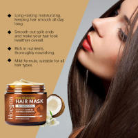 La hidratación HOEGOA mejora la textura seca y encrespada, nutre con brillo natural y suaviza la película para el cuidado del cabello - details 6