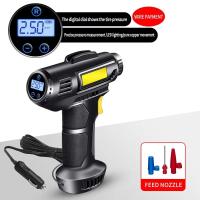 Bomba de aire portátil para coche, bomba eléctrica multifuncional para neumáticos de alta presión, 12V y 220V - details 2