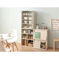 Muebles Modernos de Almacenamiento Estante de Libros con 3 Puertas Plegables - details 14