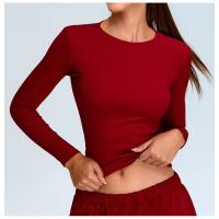 Top deportivo transpirable de manga larga con hombros descubiertos para mujer - details 8