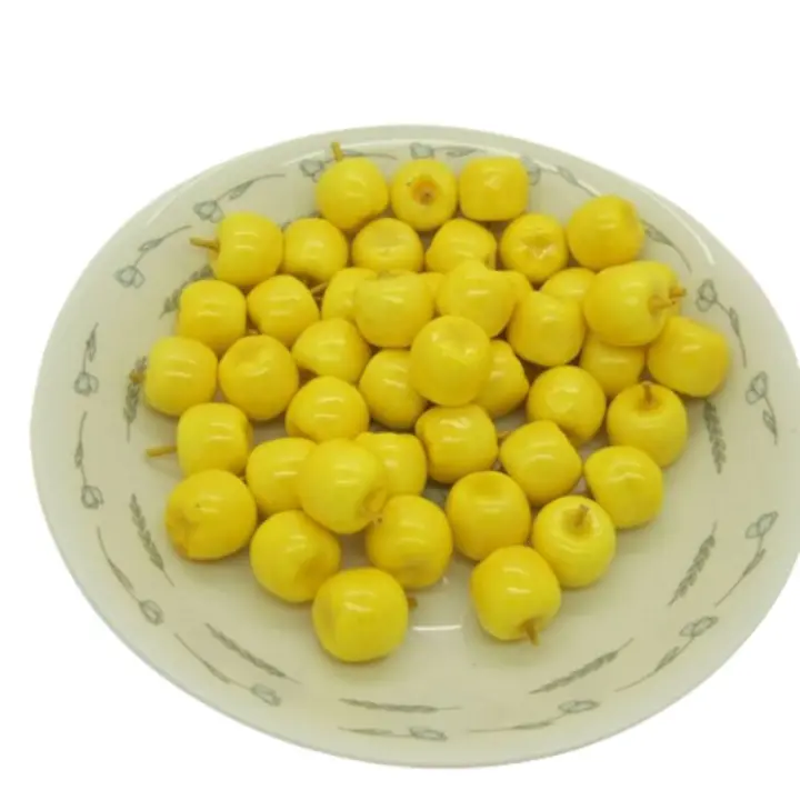 50 Uds Mini frutas artificiales de espuma artesanías divertidas frutas de simulación modelo de fruta realista decoraciones para fiesta en la cocina del hogar - 1