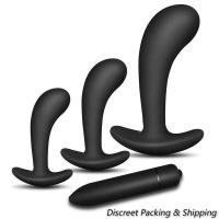 Juego de entrenamiento de silicona SEX con empaque privado, vibrador Boleta, consolador anal para mujeres - details 0