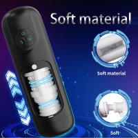 Masturbador masculino de empuje automático Frotar masturbación Chupar máquina de mamada Juguetes sexuales para adultos para hombres Masturbadores masculinos Vibrando 4 en 1 Chupar automático Mastubador masculino Empeine Vibración Copa de masturbación Masa - details 5
