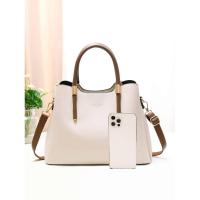 Bolso de mano de gran capacidad a la moda, bandolera de un solo hombro de estilo simple e informal, mochila de lujo de alta gama - details 4