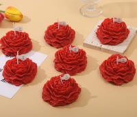 Velas perfumadas con flores de peonía a baja temperatura, regalos románticos de acompañamiento - details 10
