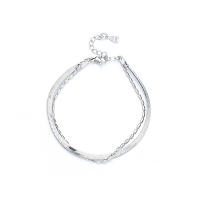 Pulsera De Beads Geométricas De Plata Esterlina 925 Para Mujeres Estilo Simple Y Temperamento Joyería De Mano Para Fiestas - details 48