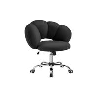 Silla de Escritorio Oficina Malla Silla Ergonómica con Soporte Lumbar Altura Ajustable Respaldo Transpirable Silla Giratoria Función Inclinación para Oficina Capacidad Max136 KG Negra - details 12