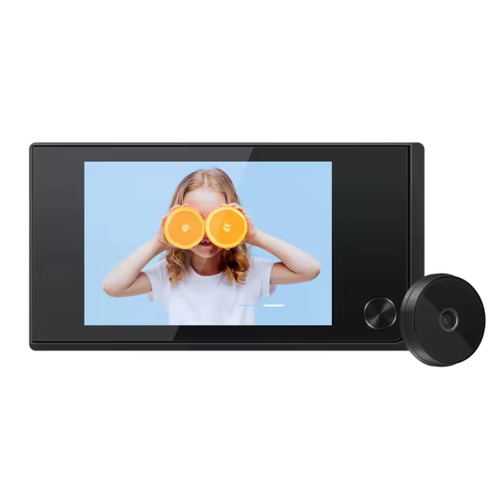 Timbre de Puerta Elecpow Nuevo de 3.5 pulgadas con Peephole 120° LCD Viewer Cámara de Puerta Inteligente para el Hogar Monitor Visual para Exteriores Buenos Normales Fabricado en China - 1