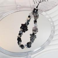 Correa de teléfono estilo gótico Y2K, mariposa, estrella, corazón, cordón para teléfono móvil con cuentas, cadena antipérdida para teléfono móvil, llavero - details 5