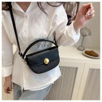 Bolso cruzado de lentejuelas de estilo coreano a la moda, bolso de sillín de Pu de medio círculo, correa ajustable, bolso de hombro de gran capacidad para mujer - details 10