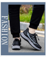 Primavera ligero caminar fuerte antideslizante cómodo zapatos de mamá de mediana edad y ancianos, zapatos deportivos casuales de papá - details 22