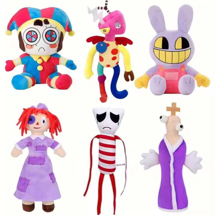 Figura de peluche de algodón para niños y adultos, muñeco de circo Digital, increíble - 1