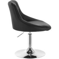Taburete de Bar de Terciopelo Alto Regulable en Altura Diseño Giratorio para Peluquería - details 22