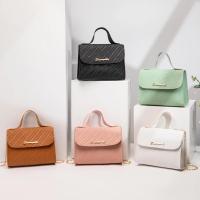 Bolso de cuero, cadena en relieve para teléfono de mujer, bolso de moda con hombro inclinado y gran capacidad - details 0