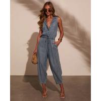 2025 Ropa De Mujer Europea Y Americana Verano Nuevo Mono De Mezclilla Fino Lavado Informal - details 6