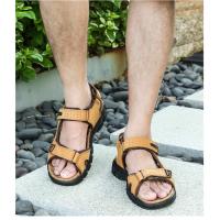 Sandalias cómodas de verano para hombre, zapatos suaves para playa y exterior, transpirables, informales de cuero - details 20