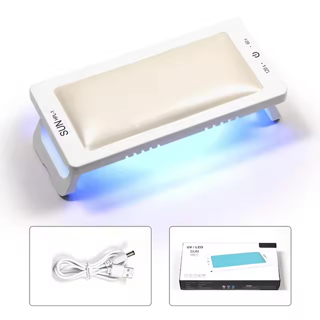 LULAA-Lámpara de secado de uñas profesional, Gel Uv Led, plegable, disponible en una variedad de colores - 1