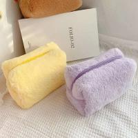 Bolsa de almacenamiento de cosméticos de piel sólida para mujer, organizador de maquillaje con cremallera, bolso de papelería, estuche para lápices, artículos de tocador de viaje - details 3
