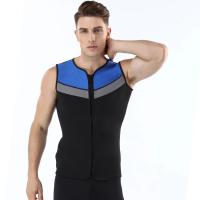 Chaleco de buceo para hombre, chaqueta sin mangas de 5MM, traje de buceo dividido, Top de protección solar, mantiene el calor, natación, surf, ropa de esnórquel - details 3