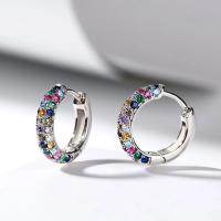 Pendientes de drenaje linfático de cristal, pendientes redondos de aro de cristal coloridos, magnetoterapia de moda, joyería adelgazante para pérdida de peso - details 3