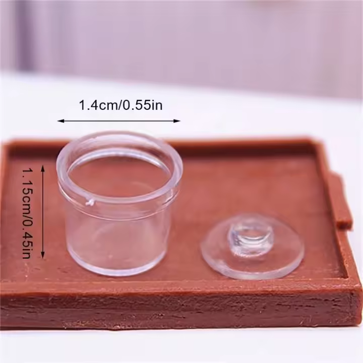 1 Pc 1:12 ature Cerámica ing Jar Cocina Juguete Casa de muñecas Hogar r - 1