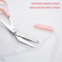 Set de Recortadores de Cejas de 3 Piezas Tijeras de Cejas con Peine Herramienta de Belleza Exfoliante para Uso de Maquillaje - details 7