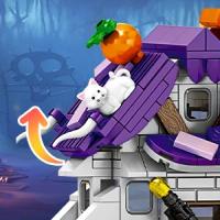 Halloween Creative Building Blocks Game, Halloween Hut, Ghost House, Pumpkin House, Decorative Brick Set, Toys, Birthday Party G - details 13