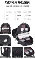 Mochila Mochila negra para hombre Bolsa para computadora portátil - details 6