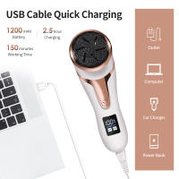 Eliminador eléctrico de callos para pies, limas electrónicas para pies, herramientas de pedicura para piel dura muerta, talones de piernas agrietados, recargable - details 3