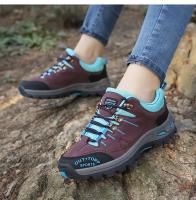 Zapatos De Senderismo Profesionales De Piel De Ante Para Mujer, Calzado De Trekking Al Aire Libre, Zapatillas De Montaña, Seguimiento De Escalada, Baratos, 2022 - details 12
