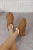 Nuevas botas de nieve, zapatos cortos de algodón para mujer, zapatos de pan cálidos engrosados - details 14