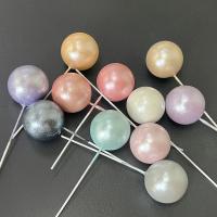 Bola de pigmentos nacarados para decoración de tartas, 5 piezas, bola nacarada para insertar magdalenas, postres, suministros de decoración para fiestas de boda - details 7