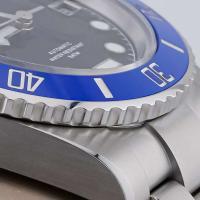 Reloj Automático ROKATIE 40mm NH35 Acero Inoxidable 904L Lujo de Negocios Luminoso Correa de Cuero - details 5