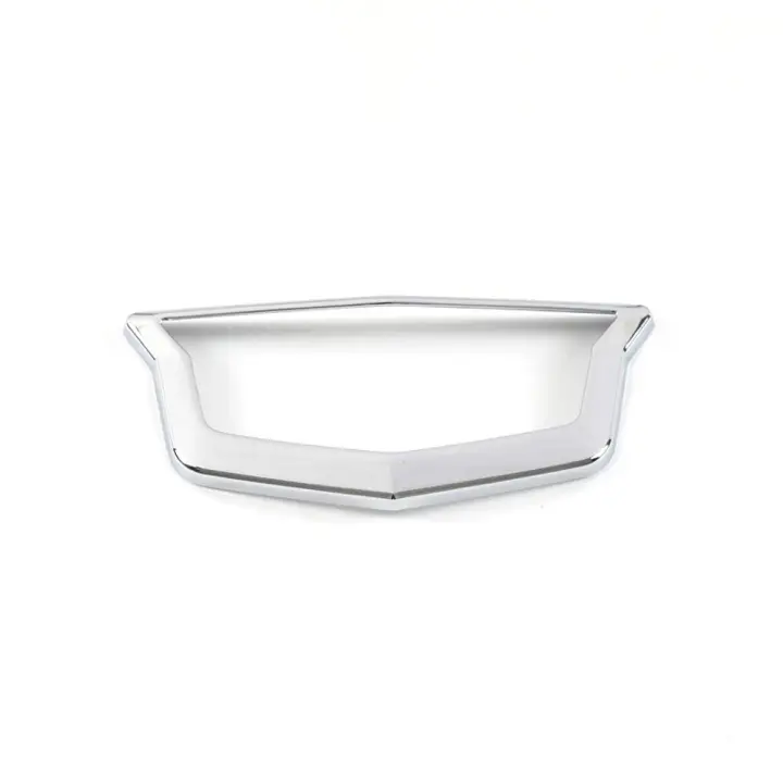 Accesorios de coche ABS cromado frontal medio emblema marco cubierta decorativa embellecedora para Cadillac XT4 2019-2023 - 1