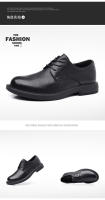 Zapatos de hombre, zapatos de cuero casuales de negocios, zapatos de traje con cordones - details 18