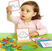 Juguetes Montessori Niños 3 4 5 6 Años Juegos Educativos Rompecabezas de Madera, 120 Piezas Palitos de Colores y Anillos con Tarjetas, Creativos Juegos Interactivos Regalo para Niños Niñas - details 3