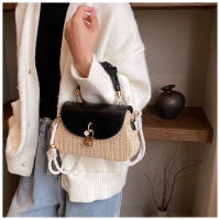Bolso de mano de paja de moda para mujer, bolso de hombro tipo bandolera de cuerda de alto valor, novedad de verano - details 16