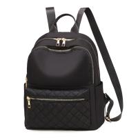 Mochila Oxford impermeable a la moda 2025, mochilas escolares negras para mujeres adolescentes, mochila de viaje de gran capacidad a la moda - details 5