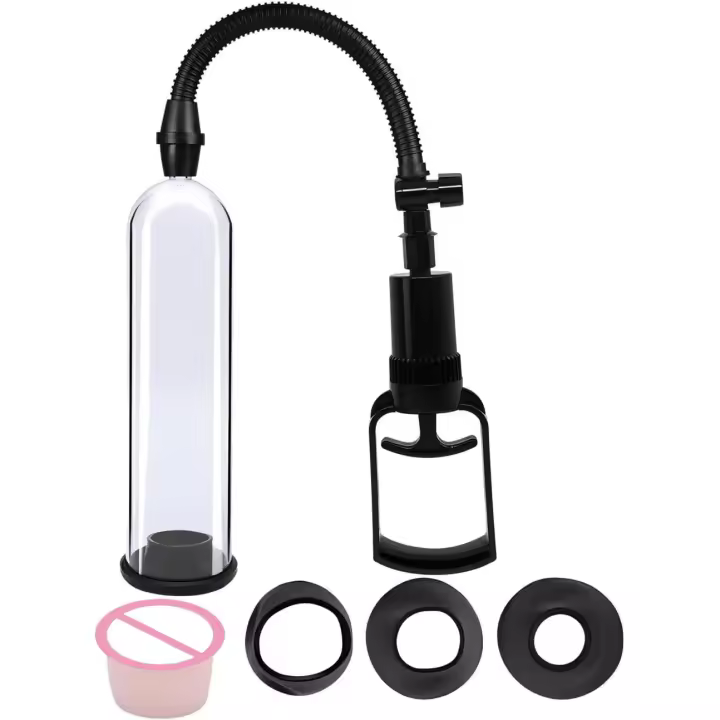 Bomba para pene - Juguete sexual masculino con 3 anillos para el pene - 1
