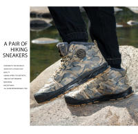 Botines impermeables para hombre, botas de nieve cálidas de felpa, zapatillas de trabajo para exteriores, zapatos descalzos de invierno - details 10